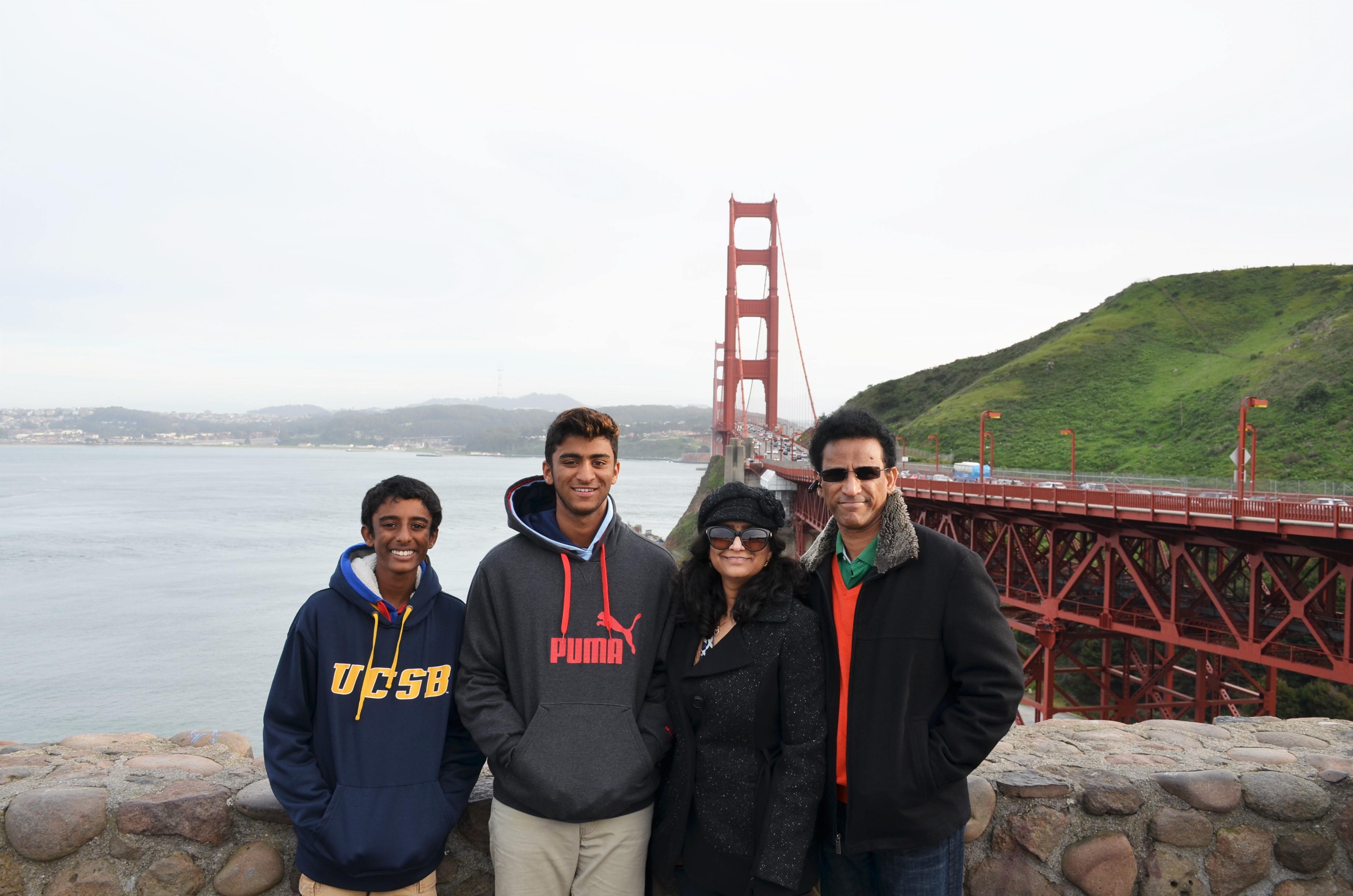 Deep and her family in San Francisco